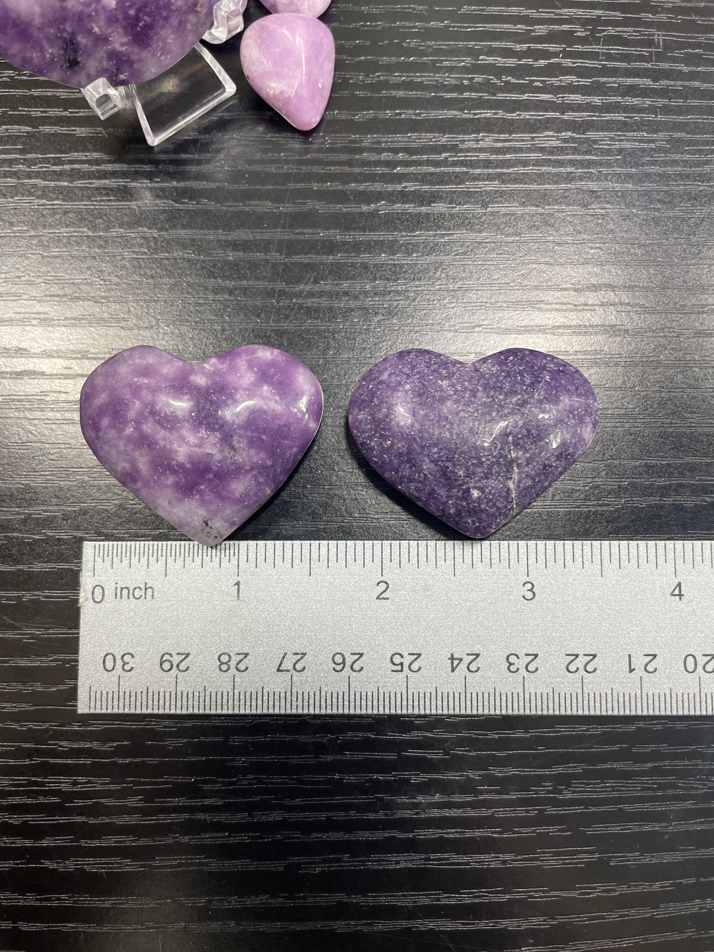 Lepidolite Heart