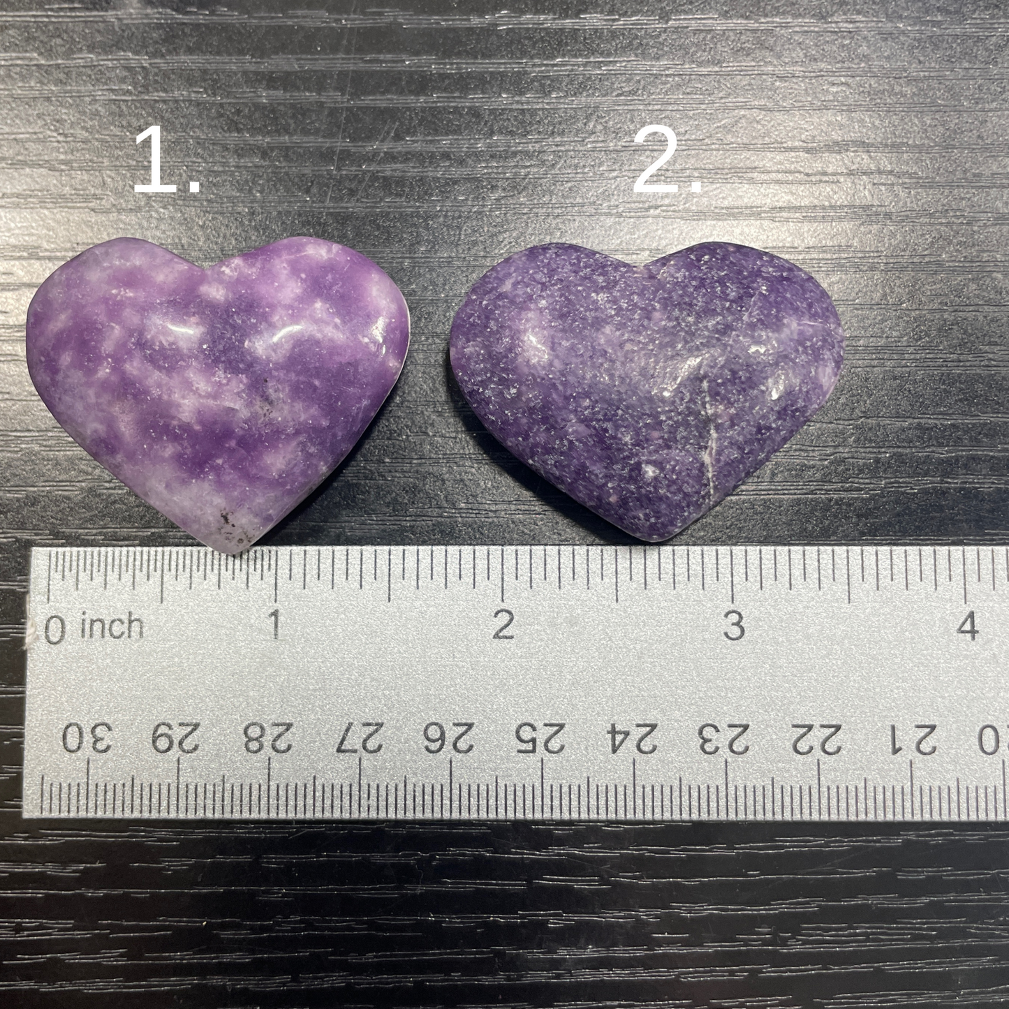 Lepidolite Heart