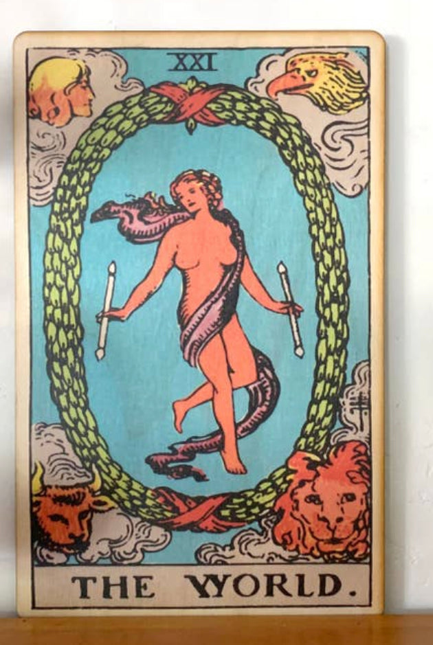 Tarot 1- Full Color Wood Wall Art