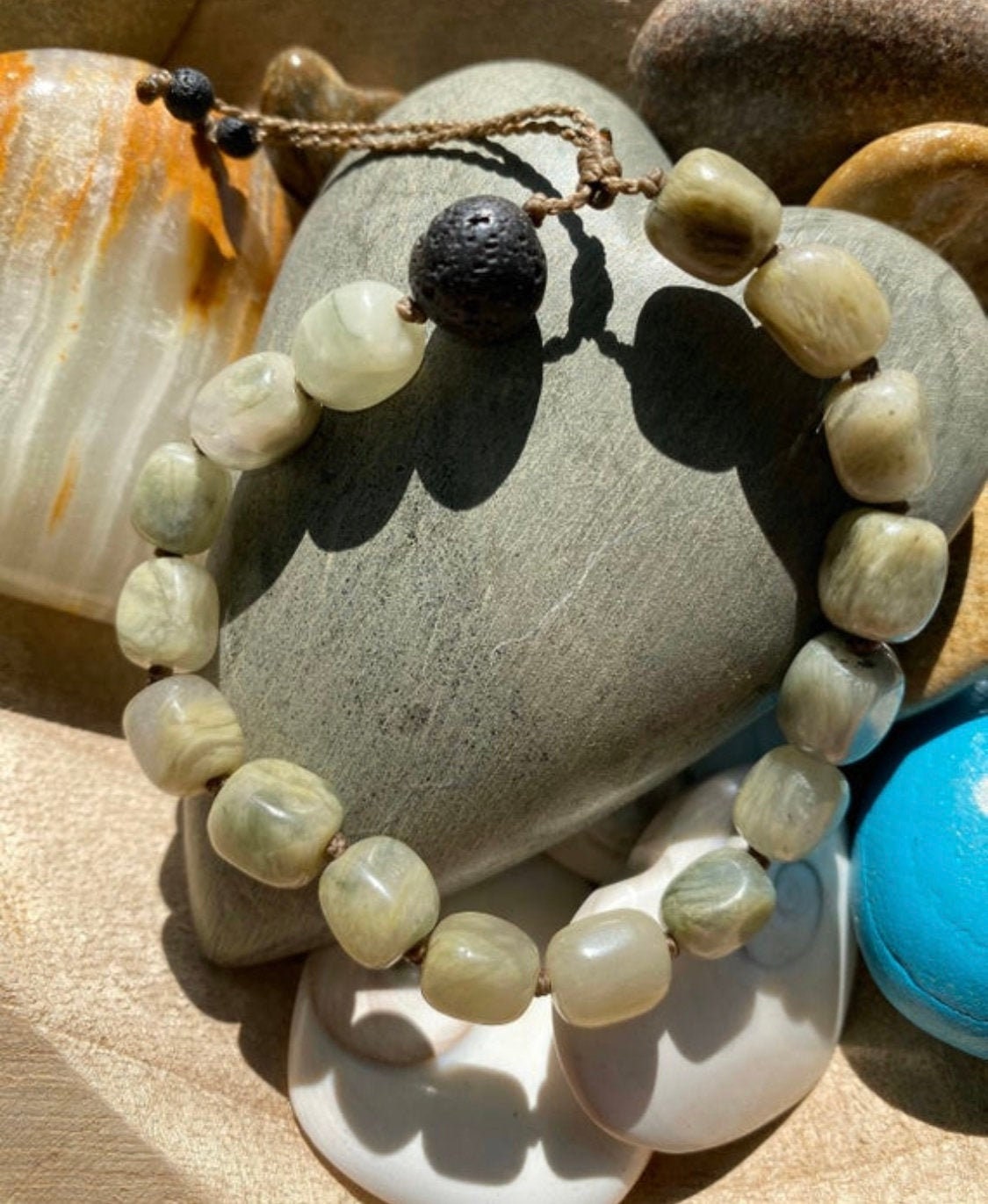 Natural Stone Diffuser Bracelet