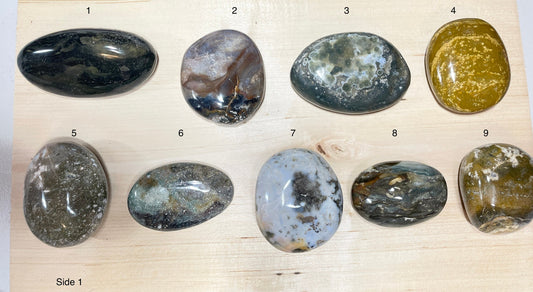 Ocean Jasper Palm Stone - OJ Palm Stone - Natural Stone