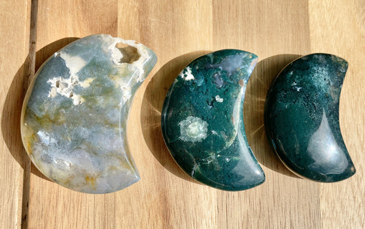 Moss Agate Moon