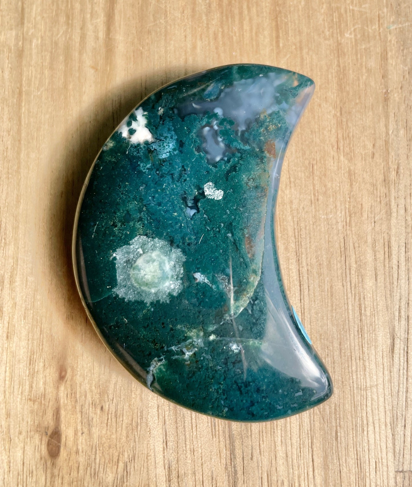 Moss Agate Moon