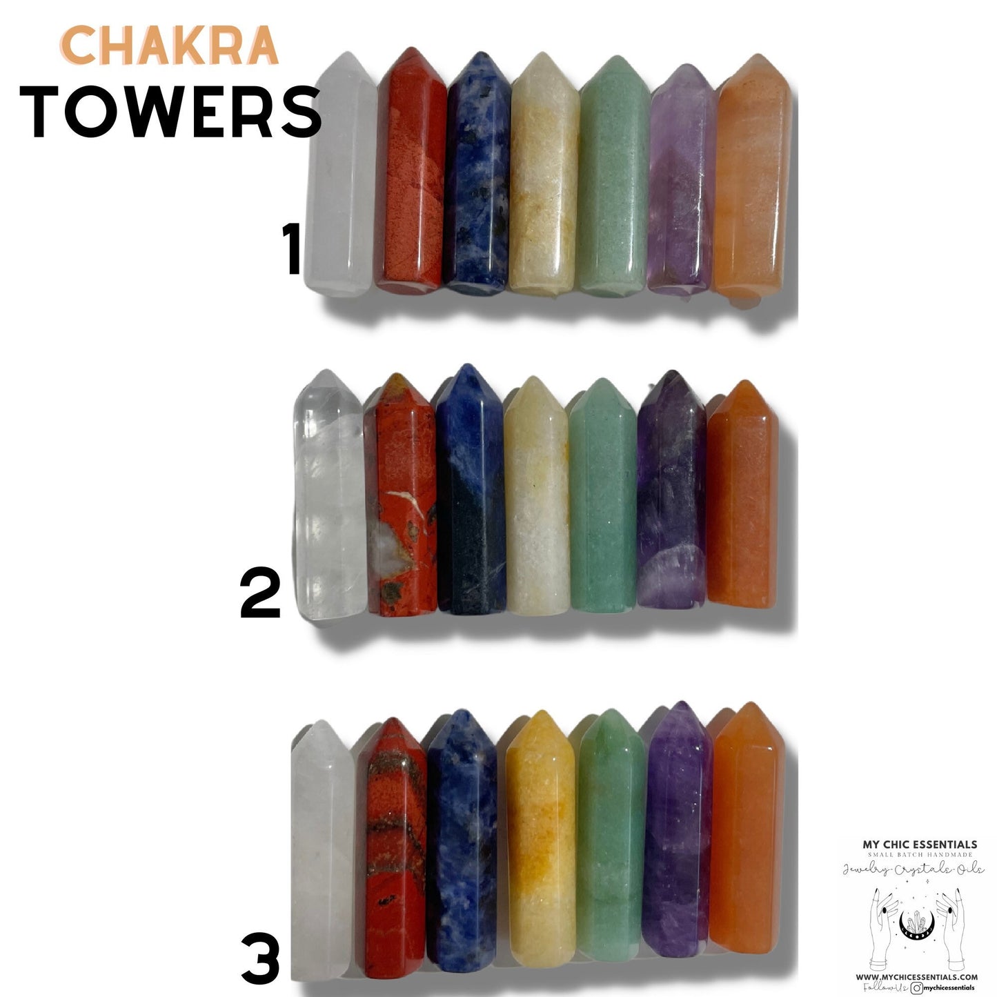 Chakra Mini Tower Set