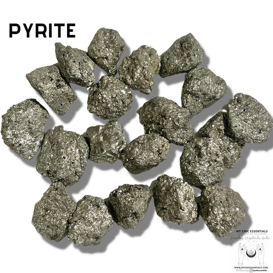 Tumbled Pyrite Stone Crystal